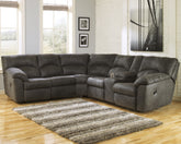 Family Deals Furniture - Ashley Furniture - Tambo Sectional - 2-Piece Reclining Sectional / Canyon - 27802S1