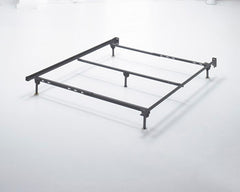 Family Deals Furniture - Ashley Furniture - Platform Bedroom - Queen Bolt on Bed Frame / Metallic - B100-31