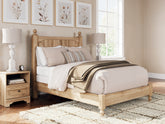 Family Deals Furniture - Ashley Furniture - Aleaport Bedroom - King Panel Bed / Warm Brown - PCB1075B8
