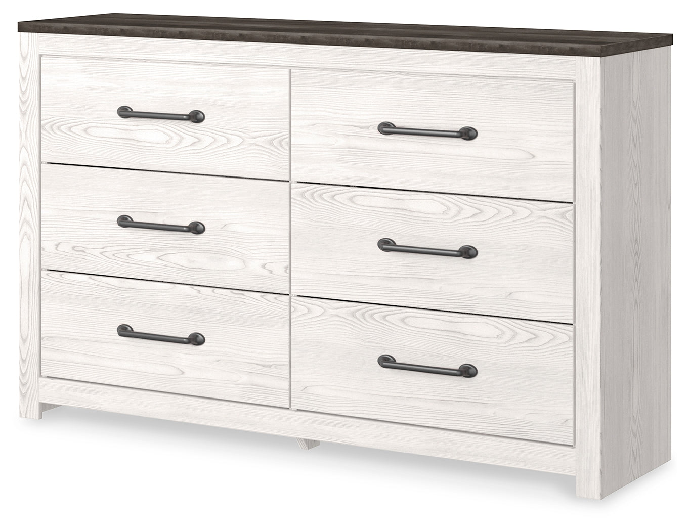 Family Deals Furniture - Ashley Furniture - Gerridan Bedroom - Full Panel Bed / White/Gray - B1190B4