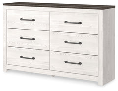 Family Deals Furniture - Ashley Furniture - Gerridan Bedroom - Full Panel Bed / White/Gray - B1190B4