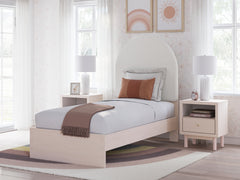 Family Deals Furniture - Ashley Furniture - Wistenpine Bedroom - Full Upholstered Panel Bed with Storage / Blush - B1323B13