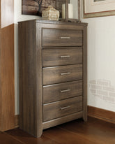 Family Deals Furniture - Ashley Furniture - Juararo Bedroom - California King Poster Bed / Dark Brown - B251B12