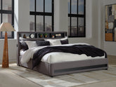 Family Deals Furniture - Ashley Furniture - Verishaw Bedroom - California King Upholstered Bed / Gray - PCB2721B22