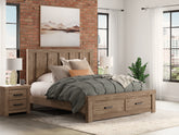 Family Deals Furniture - Ashley Furniture - Oliandon Bedroom - King Panel Storage Bed - PCB2844B7
