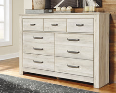 Family Deals Furniture - Ashley Furniture - Bellaby Bedroom - King Crossbuck Panel Bed / Whitewash - B331B10
