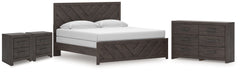 Family Deals Furniture - Ashley Furniture - Prendonea King Panel Bed, Dresser and 2 Nightstands - King Panel Bed, Dresser and 2 Nightstands - B3789B13
