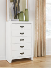 Family Deals Furniture - Ashley Furniture - Binterglen Bedroom - Dresser and Mirror / White - B427B1