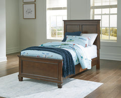 Family Deals Furniture - Ashley Furniture - Danabrin Bedroom - King Panel Storage Bed / Brown - B685B18