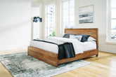 Family Deals Furniture - Ashley Furniture - Dressonni Bedroom - King Panel Bed / Brown - B790B4