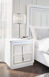 Family Deals Furniture - Ashley Furniture - Chalanna Bedroom - Two Drawer Night Stand / White - B822-92