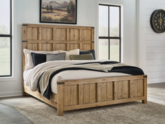 Family Deals Furniture - Ashley Furniture - Ridgester Bedroom - King Panel Bed - B858B6