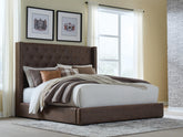 Family Deals Furniture - Ashley Furniture - Lavernty Bedroom - King Upholstered Storage Bed - PCB9002B2