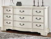 Family Deals Furniture - Ashley Furniture - Arlendyne Bedroom - Five Drawer Chest / Antique White - B980-46