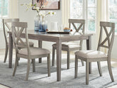 Family Deals Furniture - Ashley Furniture - Parellen Dining Room - Dining Chair (Set of 2) / Gray - D291-01X2