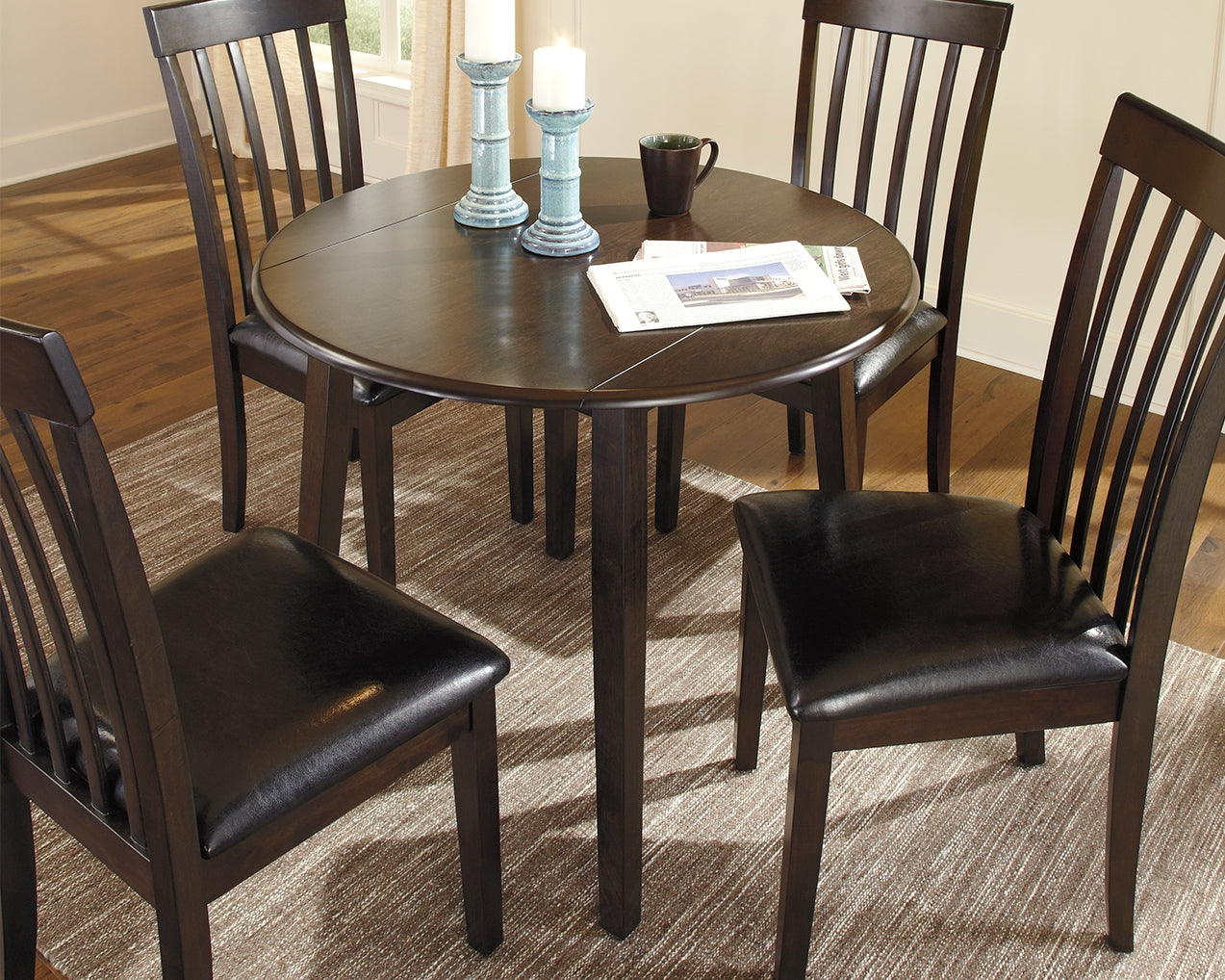 Family Deals Furniture - Ashley Furniture - Hammis Dining Room - Dining Chair (Set of 2) / Dark Brown - D310-01X2