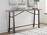 Family Deals Furniture - Ashley Furniture - Lesterton Dining Room - Long Counter Table / Light Brown/Black - D334-52