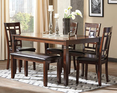 Family Deals Furniture - Ashley Furniture - Bennox Dining Room - DRM Counter Table Set (5/CN) / Brown - D384-223
