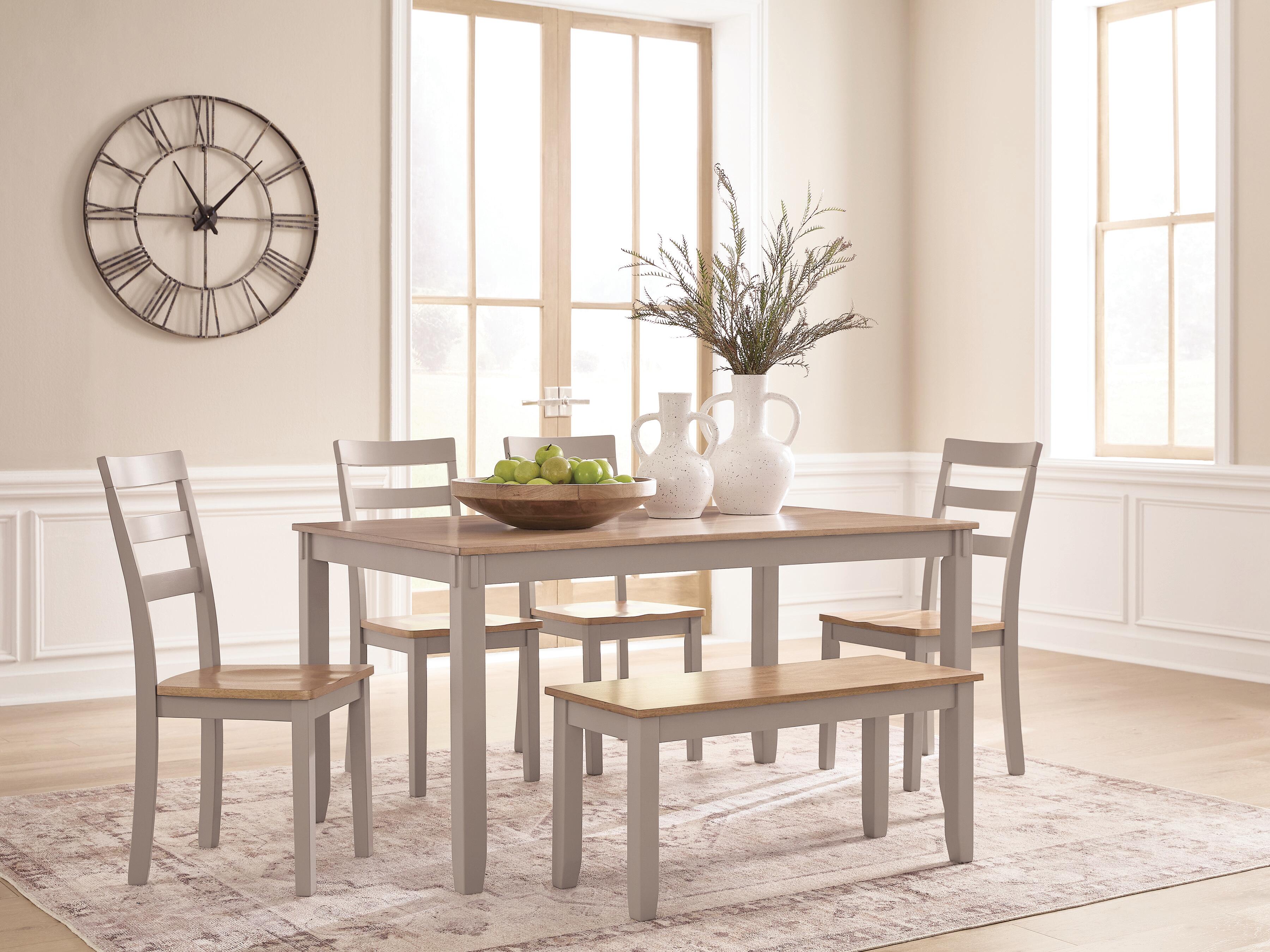 Family Deals Furniture - Ashley Furniture - Harperfeld Dining Room - Dining Room Table Set (6/CN) - PCD403-325