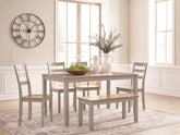 Family Deals Furniture - Ashley Furniture - Harperfeld Dining Room - Dining Room Table Set (6/CN) - PCD403-325
