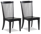 Family Deals Furniture - Ashley Furniture - Brenkerton Dining Chair (Set of 2) - Dining Chair (Set of 2) / Black - PCD591-01X2
