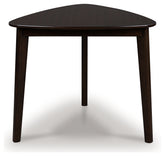 Family Deals Furniture - Ashley Furniture - Mallenette Dining Table - Triangle Dining Room Table / Merlot - PCD607-16
