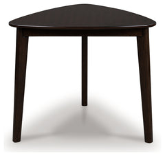 Family Deals Furniture - Ashley Furniture - Mallenette Dining Table - Triangle Dining Room Table / Merlot - PCD607-16