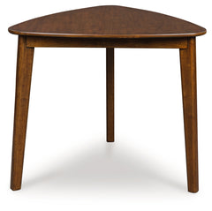 Family Deals Furniture - Ashley Furniture - Tameride Dining Table - Triangle Dining Room Table / Brown - PCD609-16