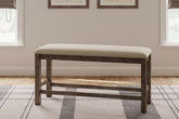 Family Deals Furniture - Ashley Furniture - Moriville Dining Room - Upholstered Bench / Beige / 48"W x 17"D x 20"H - D631-00