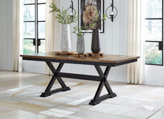 Family Deals Furniture - Ashley Furniture - Wildenauer Dining Room - Dining Room Buffet / Brown/Black - D634-80