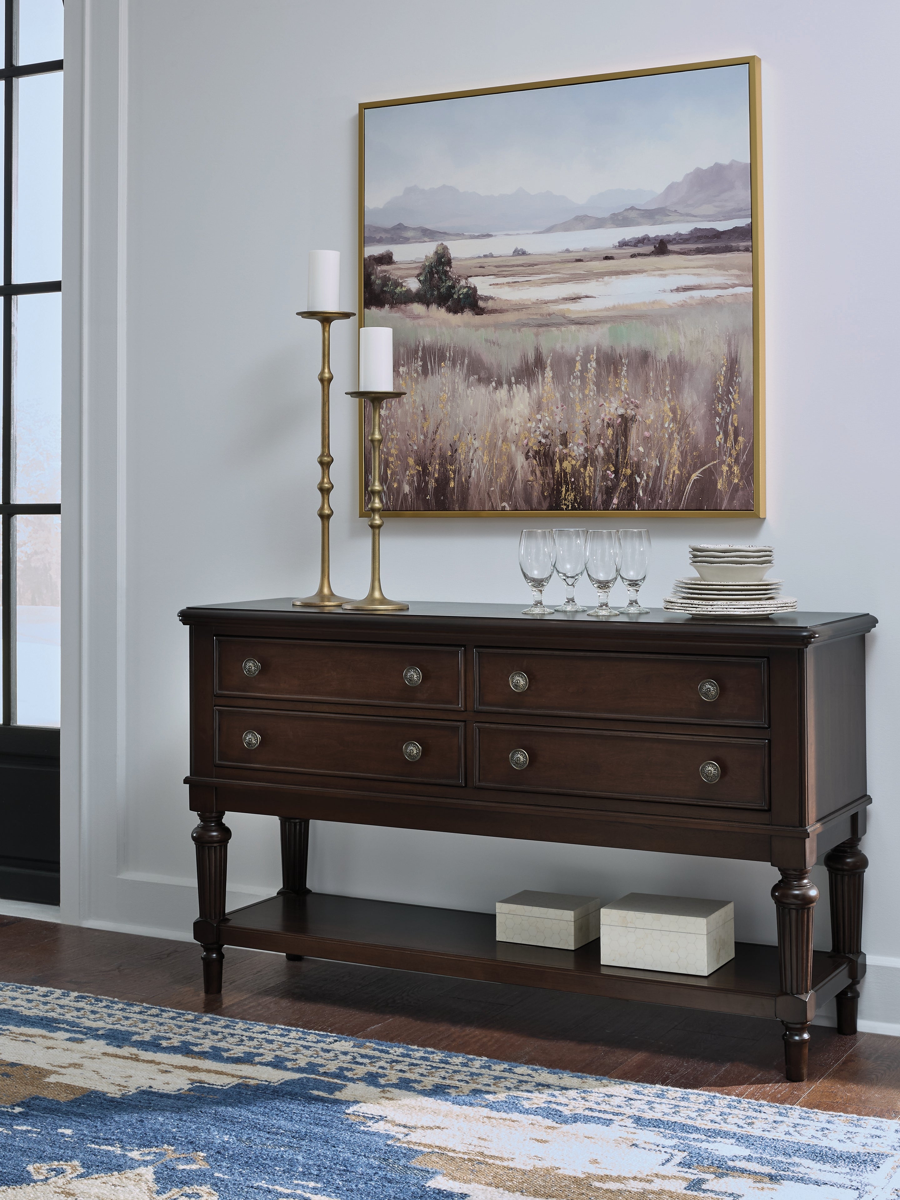 Family Deals Furniture - Ashley Furniture - Lavinton Dining Room - Dining Room Server / Brown - D764-60