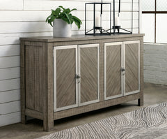 Family Deals Furniture - Ashley Furniture - Krystanza Dining Room - Dining Room Server / Weathered Gray - D766-60