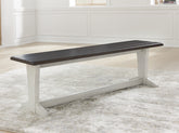 Family Deals Furniture - Ashley Furniture - Darborn Dining Room - Dining Table / Gray/Brown / 40"W x 78"D x 30"H - D796D3