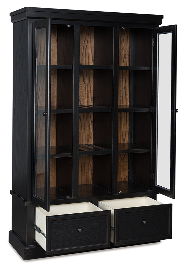 Family Deals Furniture - Ashley Furniture - Greddinton Curio - Curio / Black/Brown - PCD824-186