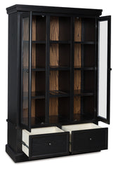 Family Deals Furniture - Ashley Furniture - Greddinton Curio - Curio / Black/Brown - PCD824-186
