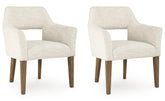 Family Deals Furniture - Ashley Furniture - Marxmore Dining Room - Dining Arm Chair (Set of 2) - D863-02AX2