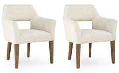 Family Deals Furniture - Ashley Furniture - Marxmore Dining Room - Dining Arm Chair (Set of 2) - D863-02AX2