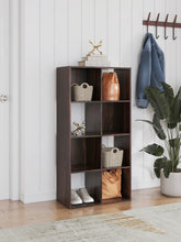 Family Deals Furniture - Ashley Furniture - Glosmount Eight Cube Organizer - Eight Cube Organizer / Cherry/Light Brown - EA1055-4X2