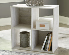 Family Deals Furniture - Ashley Furniture - Paxberry Four Cube Organizer - Four Cube Organizer / Whitewash - EA1811-2X2