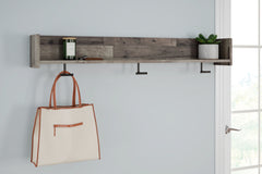 Family Deals Furniture - Ashley Furniture - Neilsville Wall Decor - Wall Mounted Coat Rack w/Shelf / Multi Gray - EA2120-151