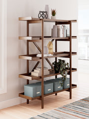Family Deals Furniture - Ashley Furniture - Lyncott Bookcase - Bookcase / Brown - H615-70