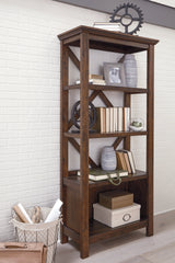 Family Deals Furniture - Ashley Furniture - Baldridge Bookcase - Large Bookcase / Rustic Brown - H675-17