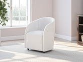 Family Deals Furniture - Ashley Furniture - Korestone Desk Chair - Home Office Desk Chair (1/CN) / White - H687-01A