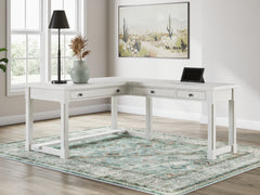 Family Deals Furniture - Ashley Furniture - Robbinsdale Office Desk - Home Office Desk / Antique White - H742-34