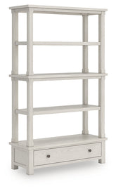 Family Deals Furniture - Ashley Furniture - Robbinsdale Bookcase - Bookcase / Antique White - H742-70