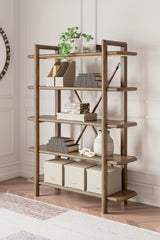 Family Deals Furniture - Ashley Furniture - Roanhowe Bookcase - Bookcase / Brown - H769-70