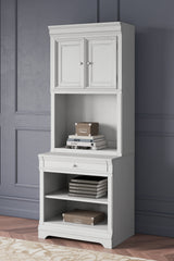 Family Deals Furniture - Ashley Furniture - Kanwyn Bookcase - Bookcase / Whitewash - H777H7