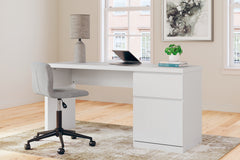 Family Deals Furniture - Ashley Furniture - Onita Office Desk - Home Office Desk / White - H9630-134