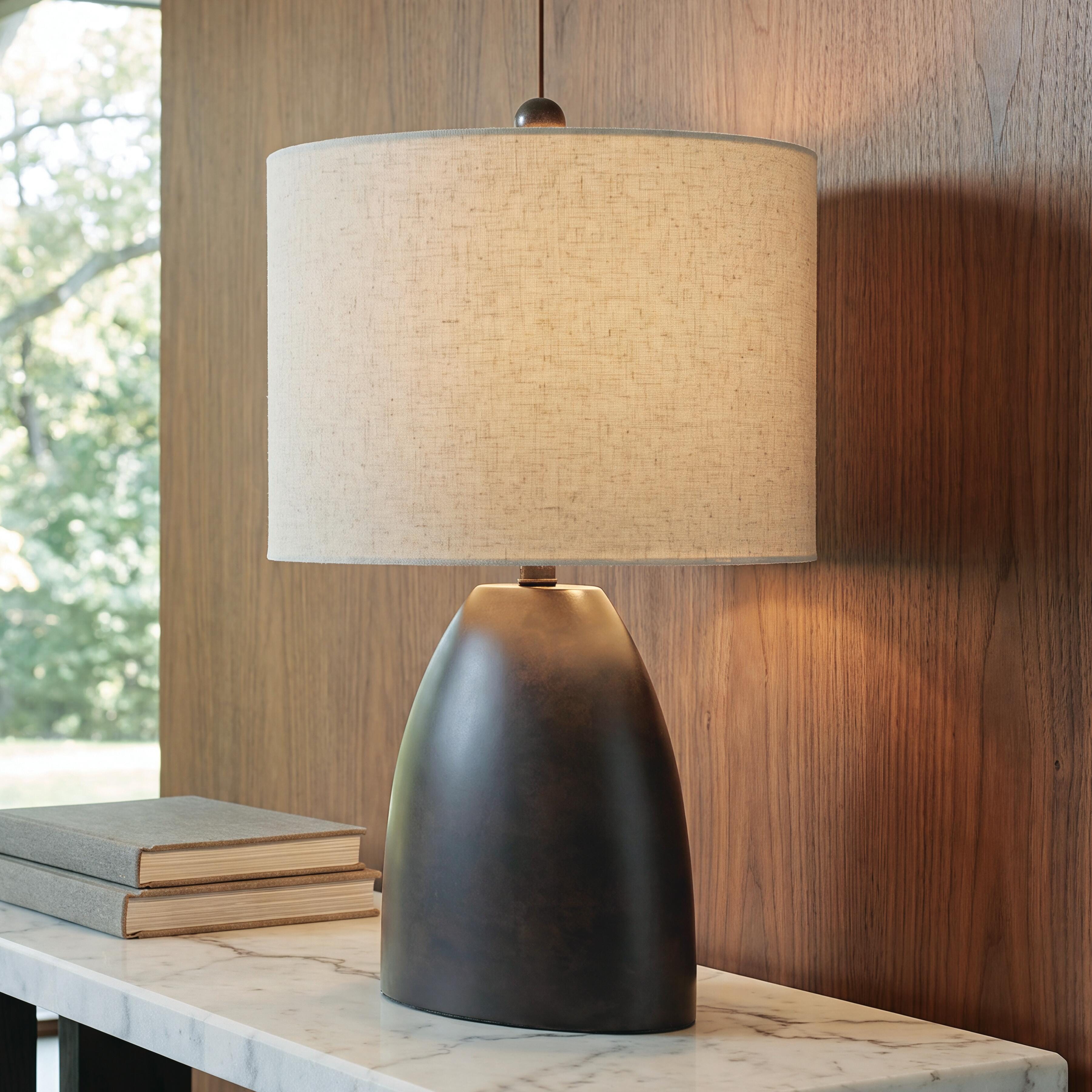 Family Deals Furniture - Ashley Furniture - Sethmore Lighting - Terracotta Table Lamp (1/CN) - L101024