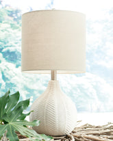 Family Deals Furniture - Ashley Furniture - Rainermen Lighting - Table Lamp (Set of 2) / Off White - L180024X2